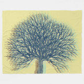 Winterboom Fleece Deken (Voorkant (Horizontaal))