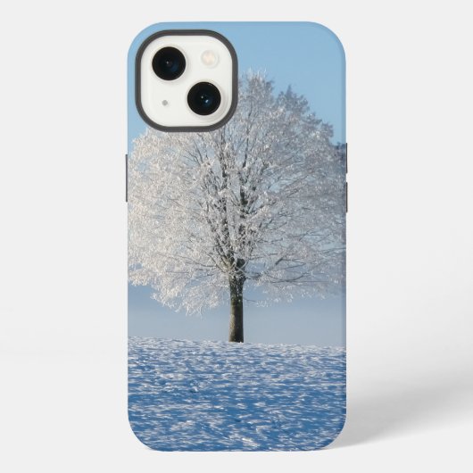Winterboom iPhone Hoesje (Achterkant)