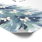 Winterboom met strikken Favorieten Poster (Hoek)