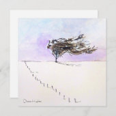 Winterboom Save The Date (Voorkant / Achterkant)