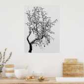 Winterboomdruk Poster (Keuken)