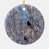 WINTERBOOMEN KERAMISCH ORNAMENT (Achterkant)