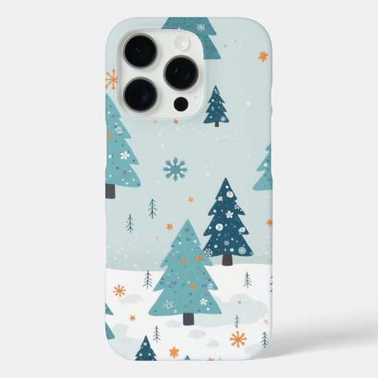 winterboompatroon-hoesje Case-Mate iPhone case (Achterkant)
