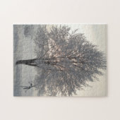 Winterboompuzzel Legpuzzel (Horizontaal)