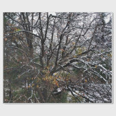 Winterboomwerkpapier Cadeaupapier (Vlak)