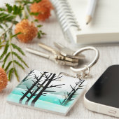 Winterbos AcrylSleutelhanger Sleutelhanger (Voorkant Rechts)