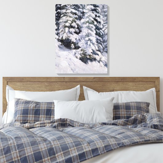 winterbos | Aleksander Borisov Canvas Afdruk (Insitu (Slaapkamer))