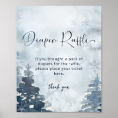 Winterbos baby, het is koud buiten het luierraffel poster (Voorkant)