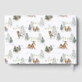 Winterbos | BABY SHOWER Gastenboek (Achterkant)