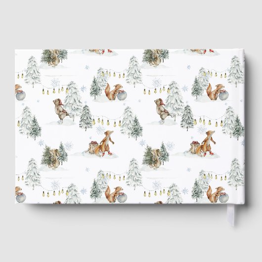 Winterbos | BABY SHOWER Gastenboek (Achterkant)