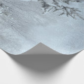 Winterbos  bossen sneeuw bedekte bomen cadeaupapier (Hoek)