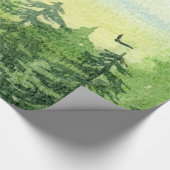 Winterbos, bosvogels cadeaupapier (Hoek)