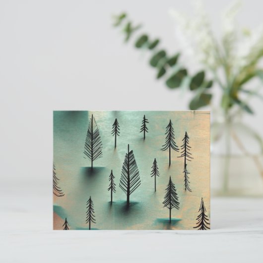 Winterbos Briefkaart (Staand voorkant)