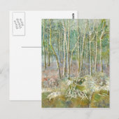 winterbos briefkaart (Voorkant / Achterkant)