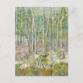 winterbos briefkaart (Voorkant)