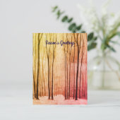 Winterbos Briefkaart (Staand voorkant)