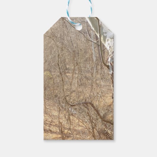 winterbos cadeaulabel (Voorkant)