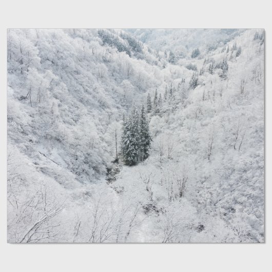 Winterbos Cadeaupapier (Vlak)