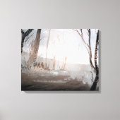Winterbos Canvas Afdruk (Voorkant)