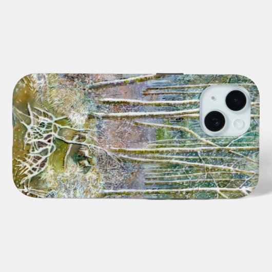 winterbos Case-Mate iPhone case (Achterkant (horizontaal))