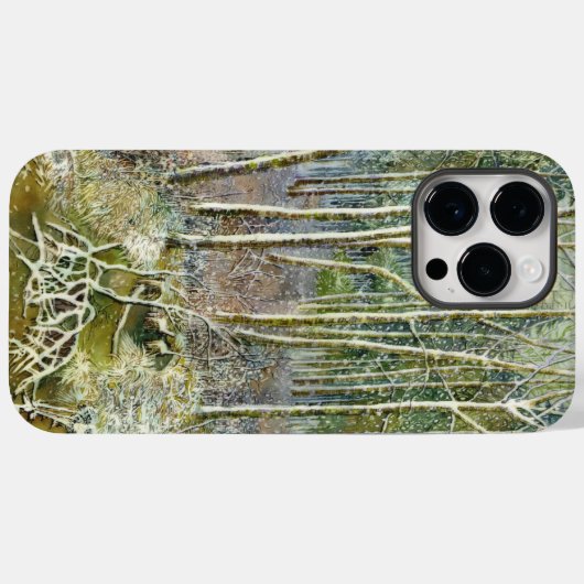 winterbos Case-Mate iPhone case (Achterkant (horizontaal))