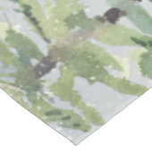 Winterbos Dieren Vrede op Aarde Kerstmis Tafelkleed (Gekanteld)