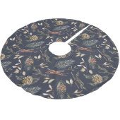 Winterbos: Elegante boomrok" Kerstboom Rok (Gekanteld)