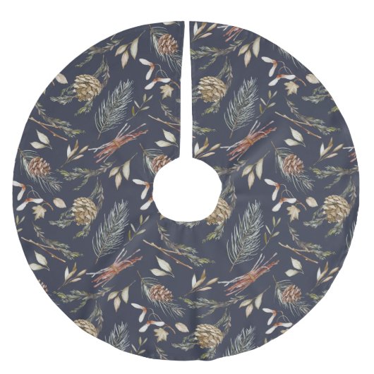 Winterbos: Elegante boomrok" Kerstboom Rok (Voorkant)