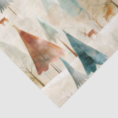 Winterbos en herten tissuepapier (Detail)