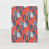 Winterbos Feestdagen Kaart (Voorkant)