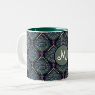 Winterbos - Gevederde Paisley Tweekleurige Koffiemok