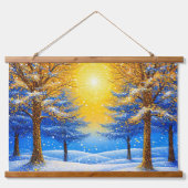 Winterbos Hangend Wandkleed (Voorkant)