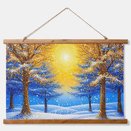 Winterbos Hangend Wandkleed (Voorkant)