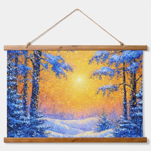 Winterbos Hangend Wandkleed (Voorkant 3)