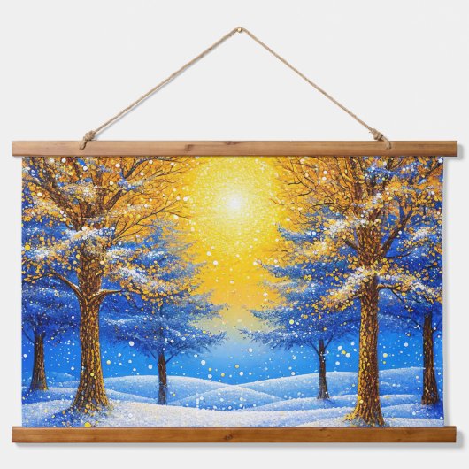 Winterbos Hangend Wandkleed (Voorkant)