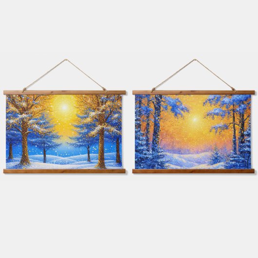 Winterbos Hangend Wandkleed (Dubbel)