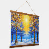 Winterbos Hangend Wandkleed (Gebogen)