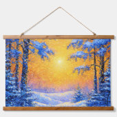 Winterbos Hangend Wandkleed (Voorkant 2)