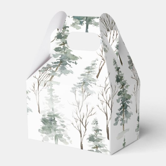 Winterbos | Houtland Weddenschap Bedankdoosjes (Achterkant)