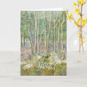 winterbos kaart (Gele Bloem)