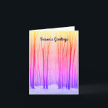 Winterbos Kaart<br><div class="desc">A Winters Day Het origineel werd geschilderd met acryl in de Rivy Arts Studio.</div>