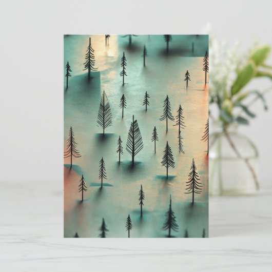 Winterbos Kaart (Staand voorkant)