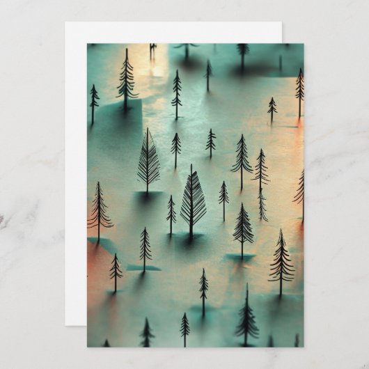 Winterbos Kaart (Voorkant / Achterkant)
