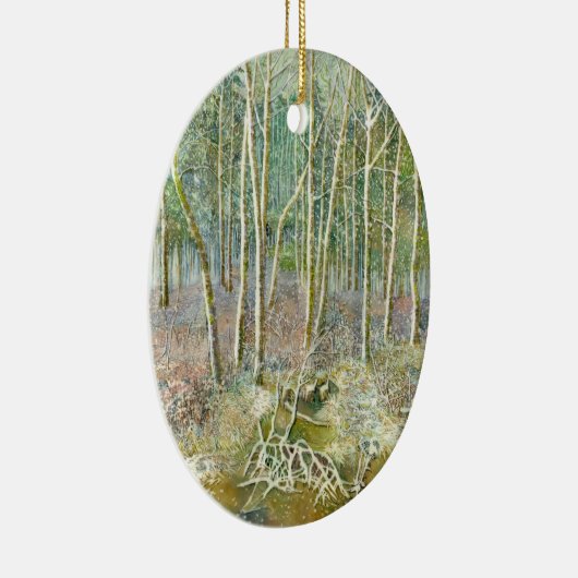 winterbos keramisch ornament (Rechts)