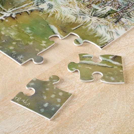 winterbos legpuzzel (Zijkant)