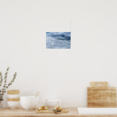 Winterbos met diepe sneeuw poster (Keuken)