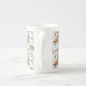 Winterbos met Initialen Porselein Kop (Achterkant)