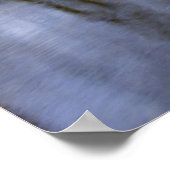 Winterbos met prachtige stream poster (Hoek)