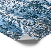 winterbos met sneeuwbedekking poster (Hoek)