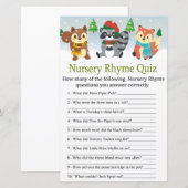 winterbos Nursery Rhyme Quiz (Voorkant / Achterkant)